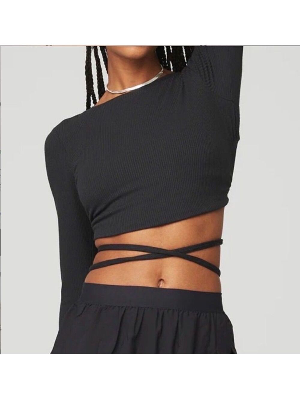 Alo17 NWT Alo Yoga Ribbed Manifest Long Sleeve NWT Small $68